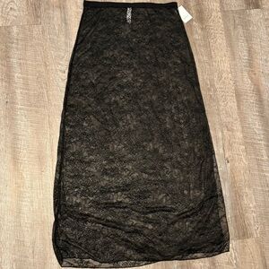 Black Lace Skirt